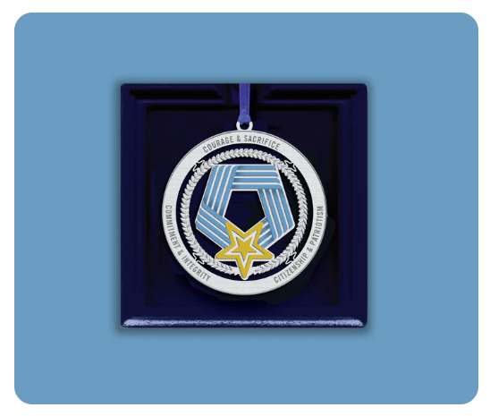 Annual First Edition National Medal of Honor Ornament