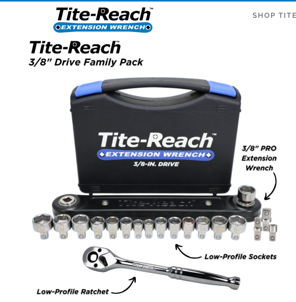 Tite-Reach 3/8" Drive Family Pack
