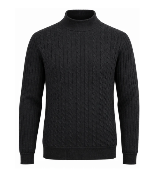 7 Downie St. Mock Sweater Ozark | Black