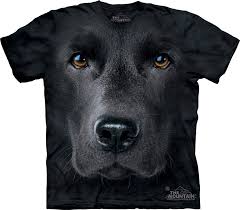 T-shirt de visage de chien