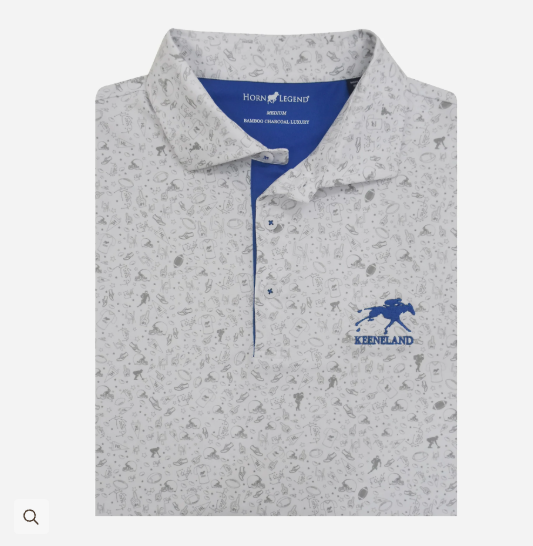 Horn Legend Keeneland Men's UK Football Polo