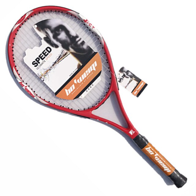 2019 New High Quality Aluminum Alloy Carbon Tennis Racket Carbon Fiber Men and Women Ultra Light Coach Recommended Training